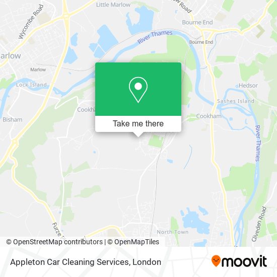 Appleton Car Cleaning Services map