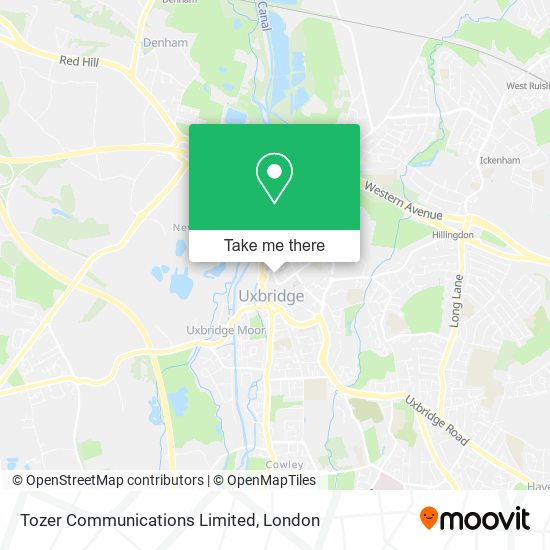 Tozer Communications Limited map