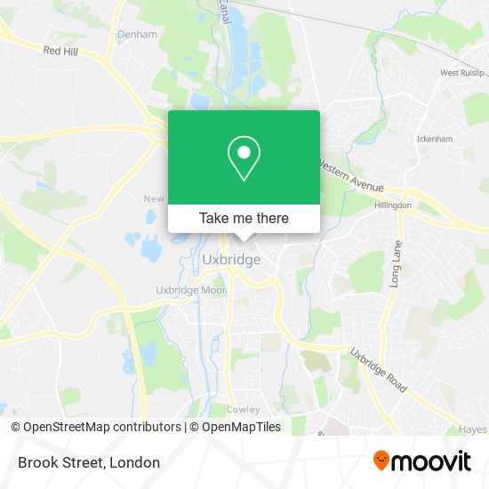Brook Street map