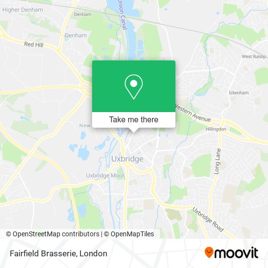 Fairfield Brasserie map