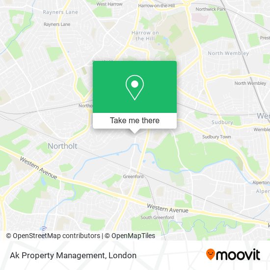 Ak Property Management map
