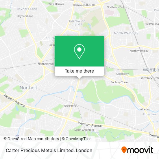 Carter Precious Metals Limited map