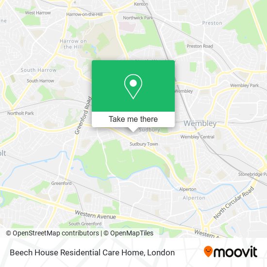 Beech House Residential Care Home map