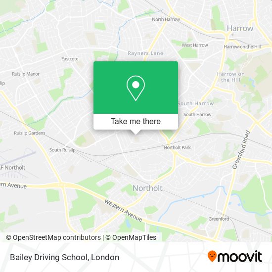 Bailey Driving School map