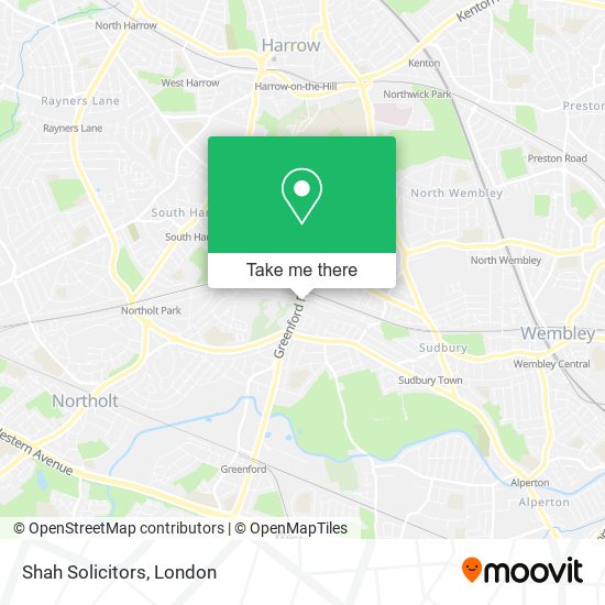 Shah Solicitors map