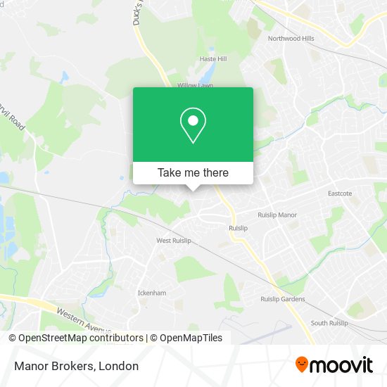 Manor Brokers map