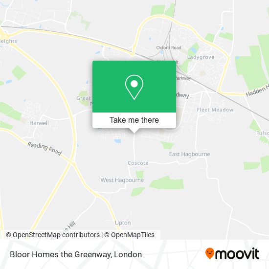 Bloor Homes the Greenway map