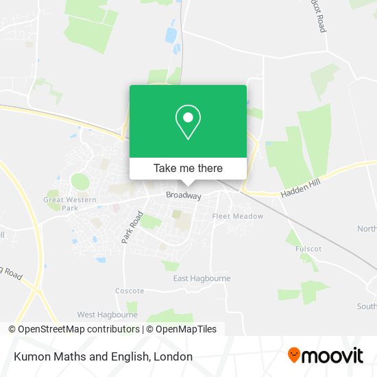 Kumon Maths and English map