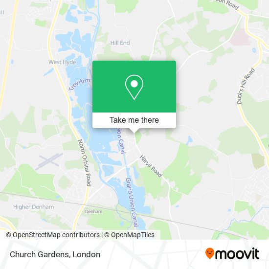 Church Gardens map