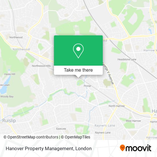 Hanover Property Management map