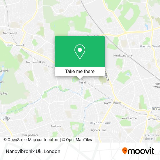 Nanovibronix Uk map