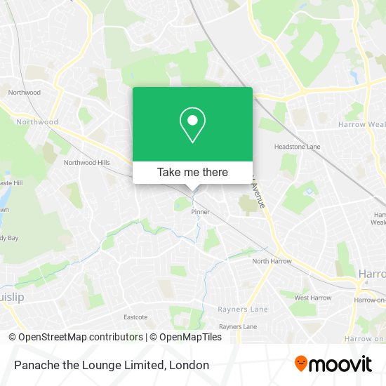 Panache the Lounge Limited map