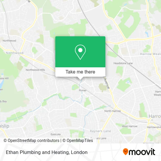 Ethan Plumbing and Heating map