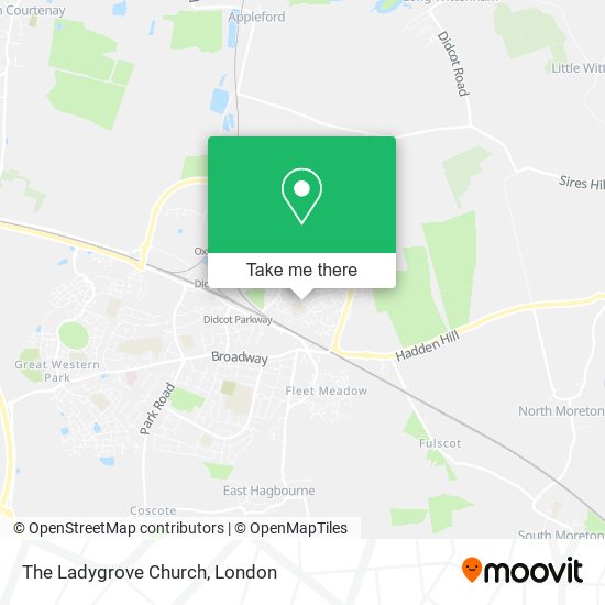 The Ladygrove Church map