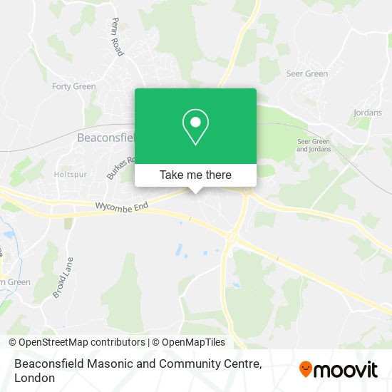 Beaconsfield Masonic and Community Centre map