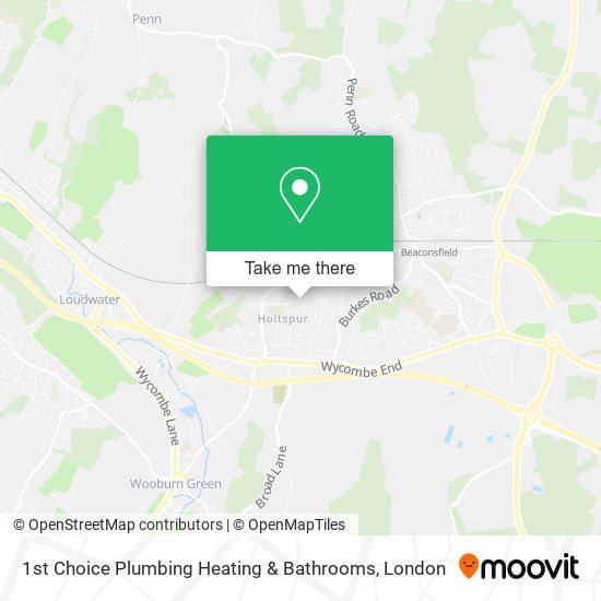 1st Choice Plumbing Heating & Bathrooms map