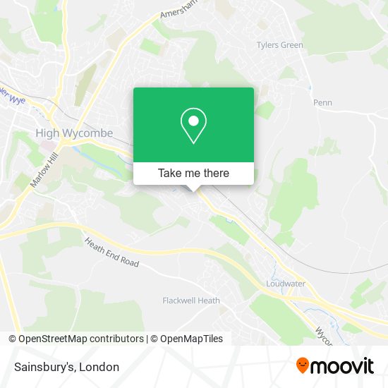 Sainsbury's map