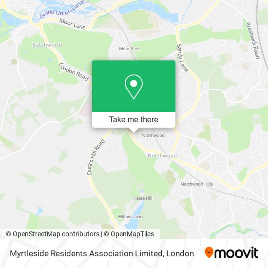 Myrtleside Residents Association Limited map