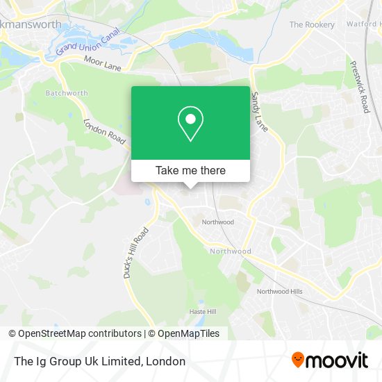 The Ig Group Uk Limited map
