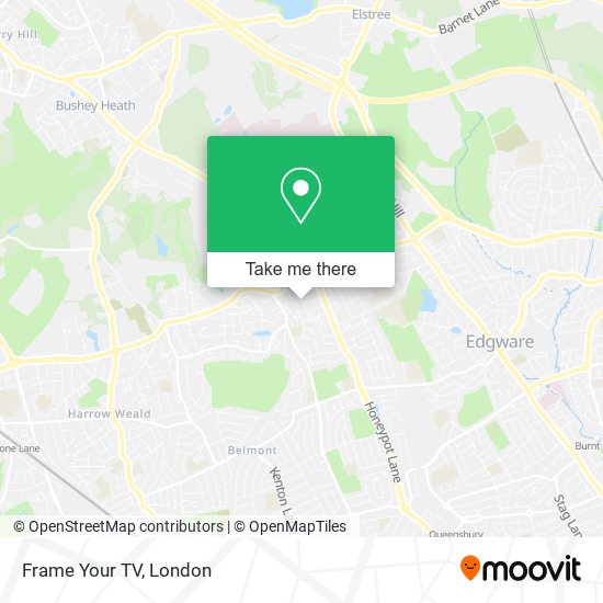 Frame Your TV map