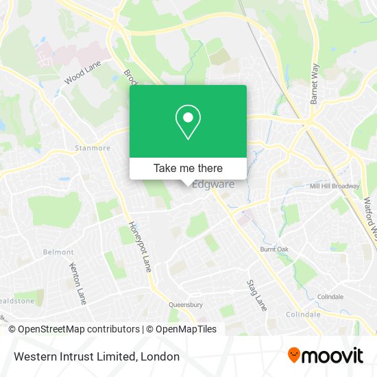 Western Intrust Limited map