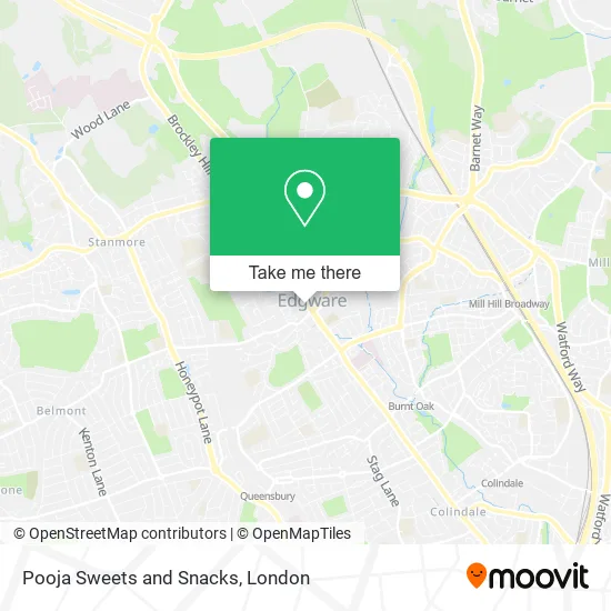 Pooja Sweets and Snacks map