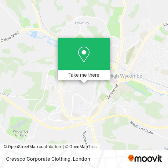 Cressco Corporate Clothing map