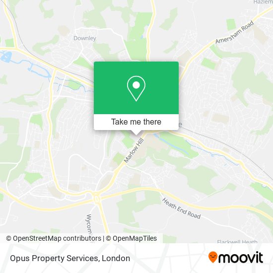 Opus Property Services map