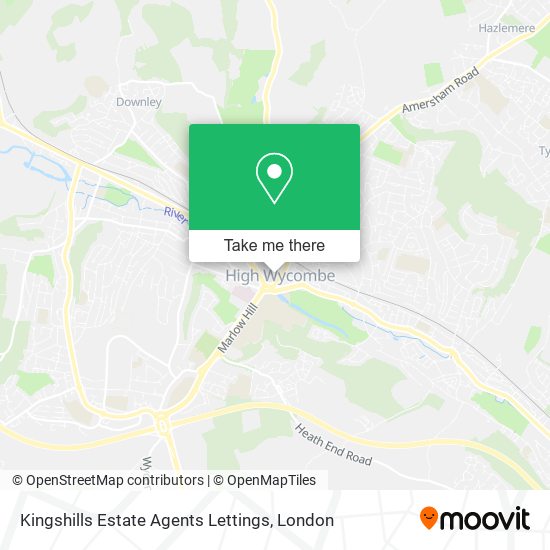 Kingshills Estate Agents Lettings map