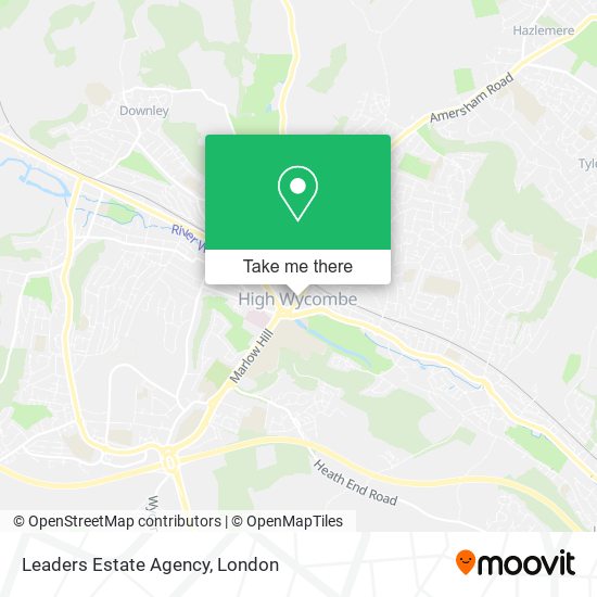 Leaders Estate Agency map