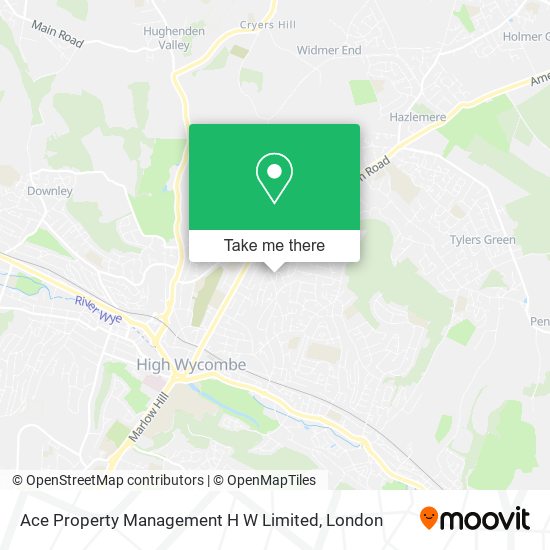 Ace Property Management H W Limited map