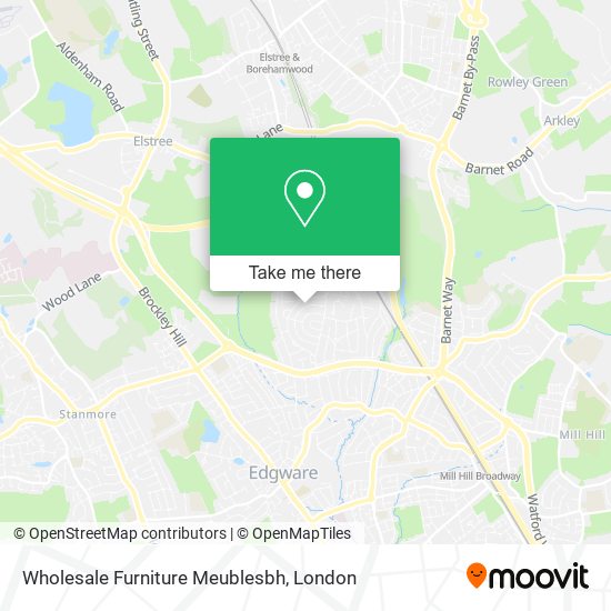 Wholesale Furniture Meublesbh map