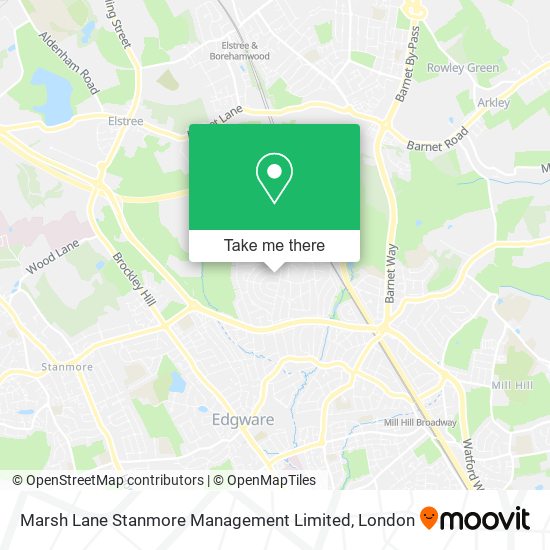 Marsh Lane Stanmore Management Limited map