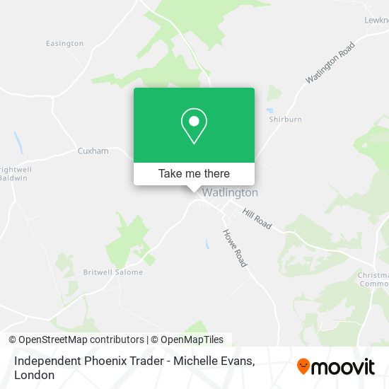 Independent Phoenix Trader - Michelle Evans map