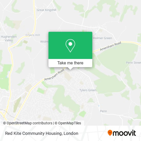 Red Kite Community Housing map