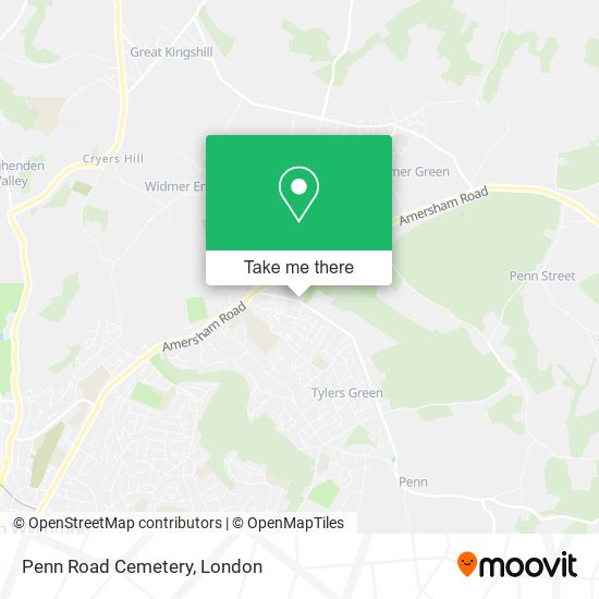 Penn Road Cemetery map