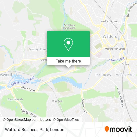 Watford Business Park map