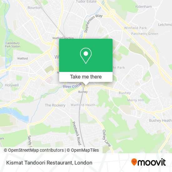 Kismat Tandoori Restaurant map