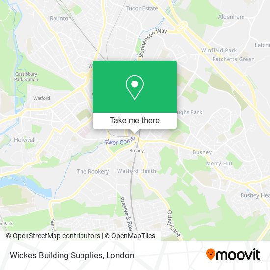 Wickes Building Supplies map