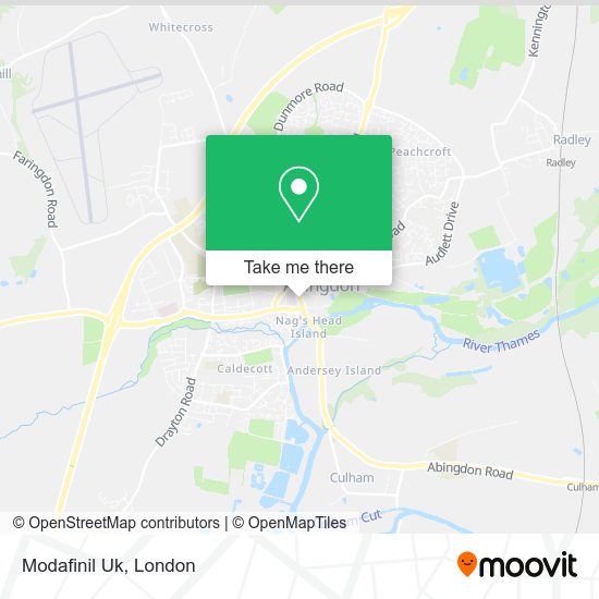 Modafinil Uk map
