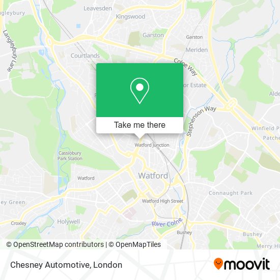 Chesney Automotive map