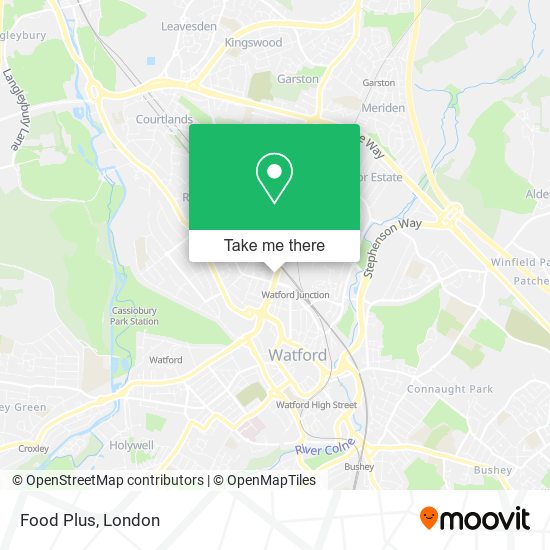 Food Plus map