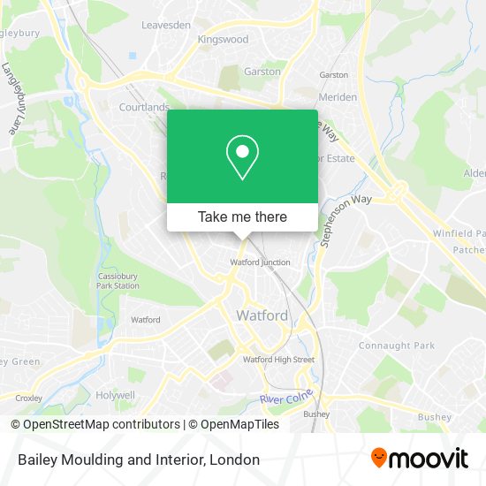 Bailey Moulding and Interior map