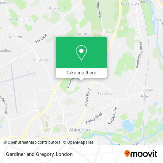 Gardiner and Gregory map