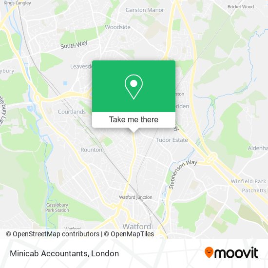 Minicab Accountants map