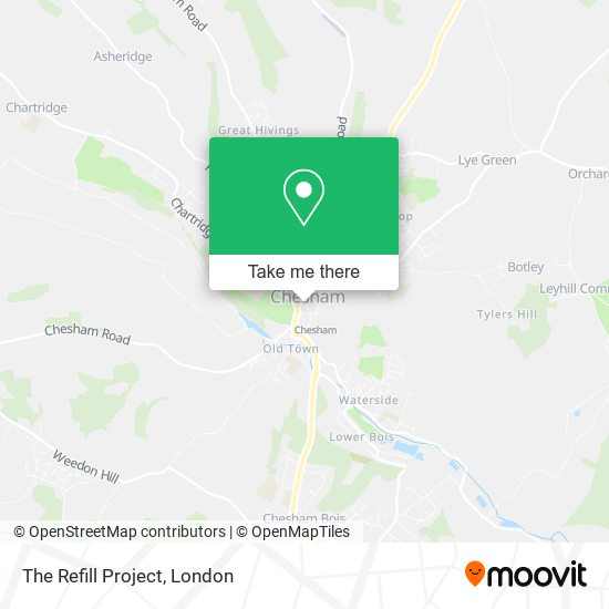 The Refill Project map