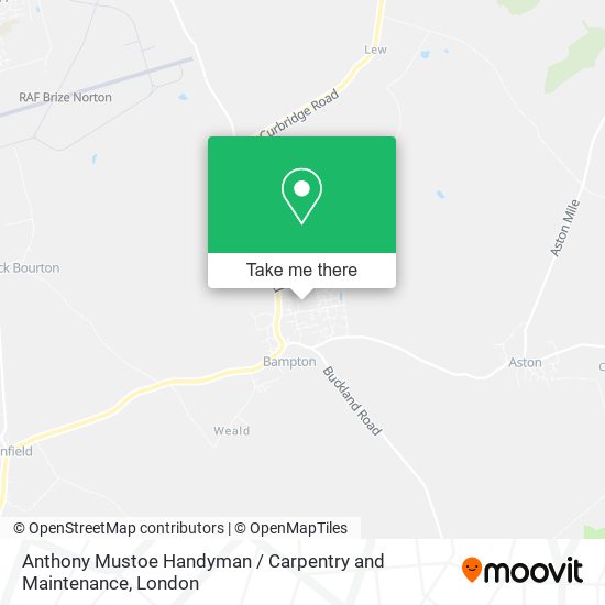 Anthony Mustoe Handyman / Carpentry and Maintenance map