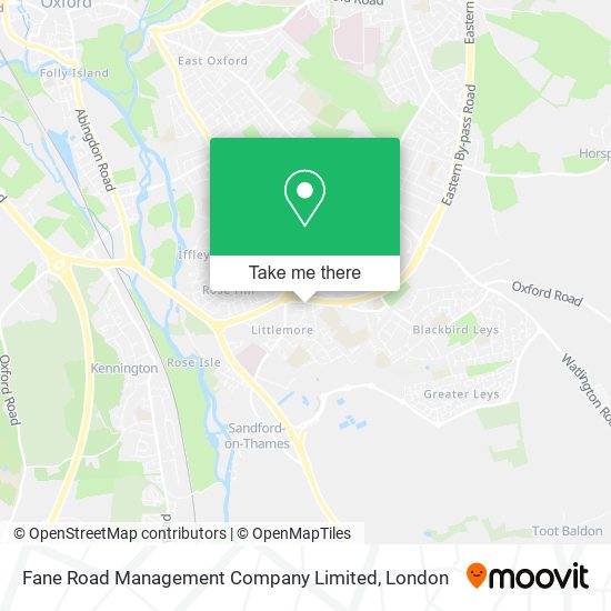 Fane Road Management Company Limited map