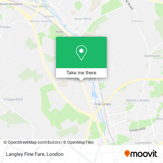 Langley Fine Fare map