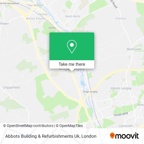 Abbots Building & Refurbishments Uk map